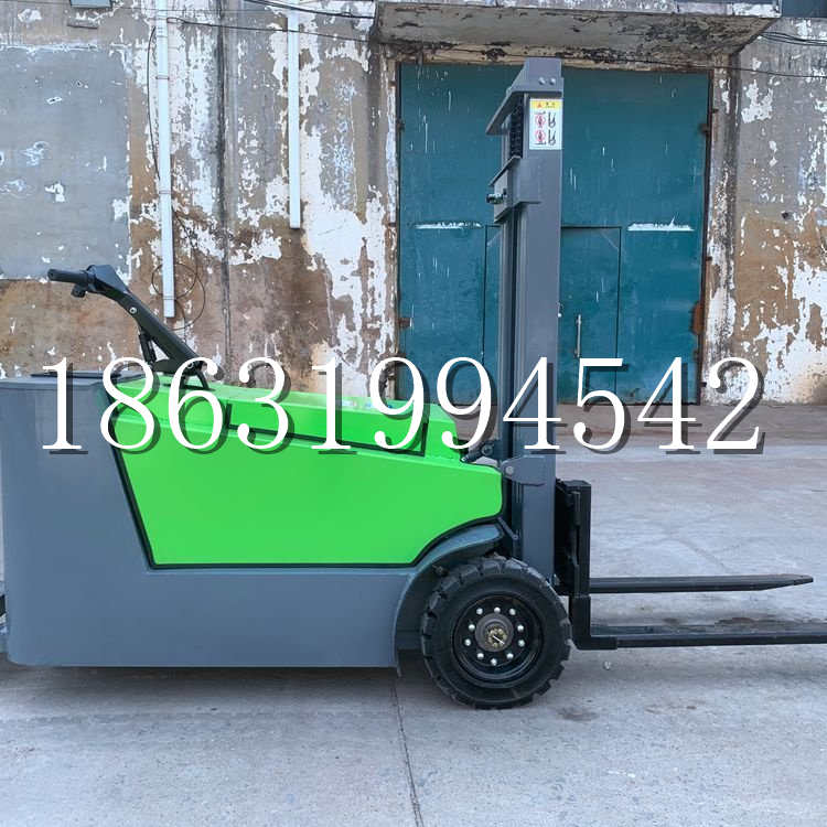 墨竹工卡县小型电动叉车1吨2吨步行站驾式电瓶堆高充电装卸车液压升降车铲车